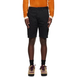 Black Slim Fit Shorts 231828M193007