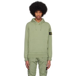 Green Patch Hoodie 231828M202010