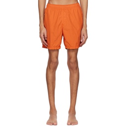 Orange Patch Swim Shorts 231828M208004