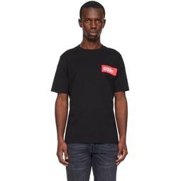 Black Taped T Shirt 231843M213008
