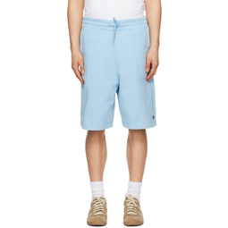 Blue Essential Shorts 231844M193001