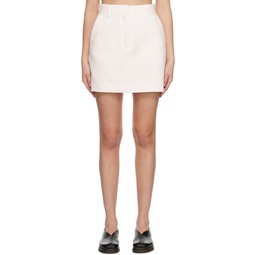 White Suit Miniskirt 231874F090000