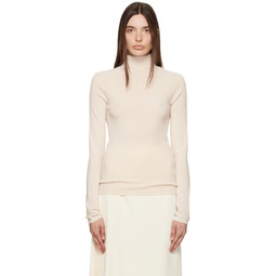 Off White Pinched Seam Turtleneck 231874F099007