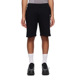 Black Bonded Shorts 231891M193000
