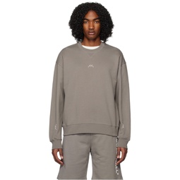 Gray Essential Sweatshirt 231891M204002