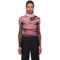 Pink Jean Paul Gaultier Edition Turtleneck 231893M205000