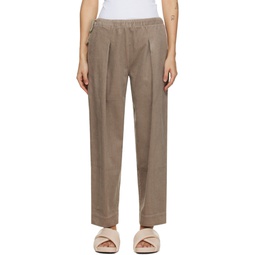 Taupe The Drawcord Lounge Pants 231898F086009