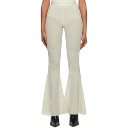 Off White Flared Trousers 231899F087018