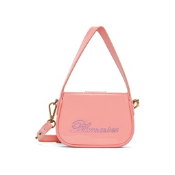Pink Mini Rhinestone Bag 231901F048028