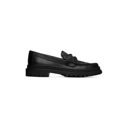 Black Signature Coin Loafers 231903M237024