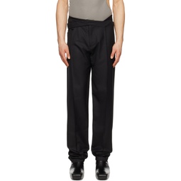 Black Nycola Trousers 231924M191002