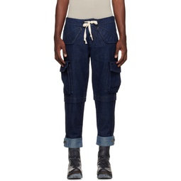 Blue Cargo Jeans 231933M188006