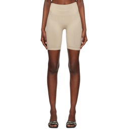 Beige Breathable Shorts 231937F541004