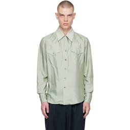 Green Kaitlin Shirt 231938M192008