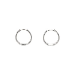 Silver Intrinsic Hoop Earrings 231942F022024