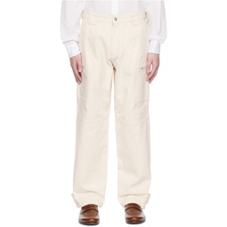 Off White Zip Pocket Jeans 231951M191000