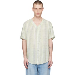 Multicolor Striped Shirt 231951M192005