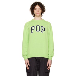 Green Arch Sweater 231959M201001