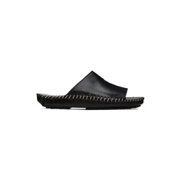 Black Torniol Flat Sandals 231991F124008