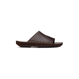 Brown Torniol Flat Sandals 231991F124009