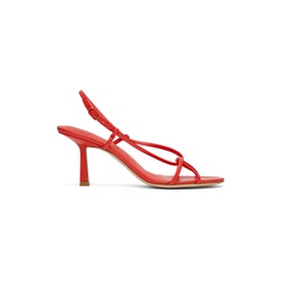 Red Entwined 70 Heeled Sandals 231997F125003