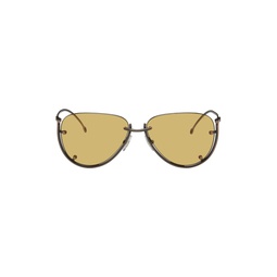SSENSE Exclusive Bronze Sunglasses 232001F005014