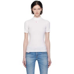 White T Mokky Microdiv T Shirt 232001F110021