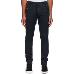 Navy Krooley Trousers 232001M186036