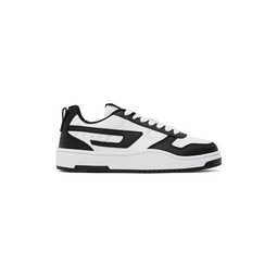 White   Black S Ukiyo V2 Low Sneakers 232001M237015