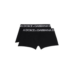 Two Pack Black Boxers 232003M216000