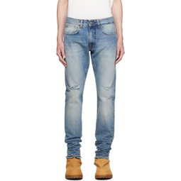 Indigo Faded Jeans 232010M186003