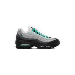 Gray   Green Air Max 95 Sneakers 232011F128059