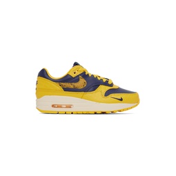 Yellow   Navy Air Max 1 Premium Sneakers 232011F128062