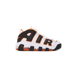 White   Orange Air More Uptempo 96 Sneakers 232011M237119