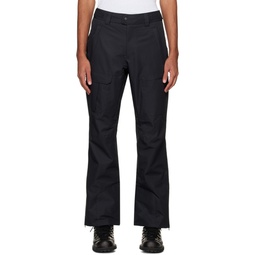 Black Divisional Cargo Shell Pants 232013M190001
