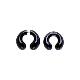SSENSE Exclusive Black Pistil Ear Cuff   Earring Set 232014M144003
