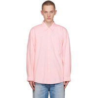 Pink Seamless Shirt 232021M192027