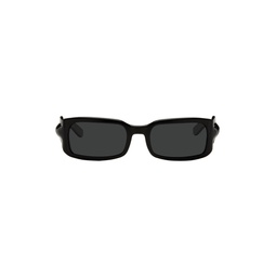 Black Gloop Sunglasses 232025F005009