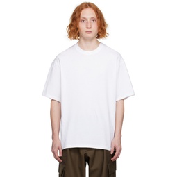 White Crewneck T Shirt 232025M213002