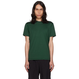 Green Running T Shirt 232027M213003