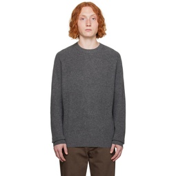 Gray Comfort Sweater 232028M201000