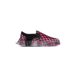 Pink Fringe Sneakers 232038F128000