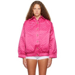 Pink Mimi Bomber Jacket 232039F058007