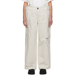 White Azio Jeans 232039F069000