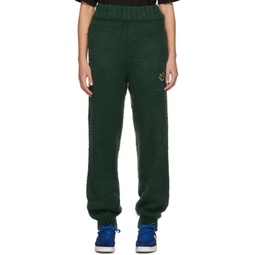 Green Embroidered Sweatpants 232039F086000