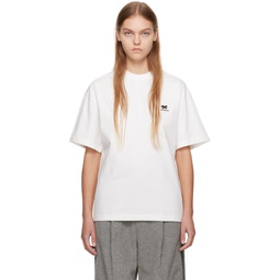 Off White Embroidered T Shirt 232039F110004