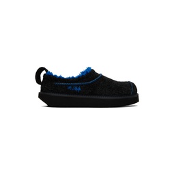 Black Casual Loafers 232039F121000
