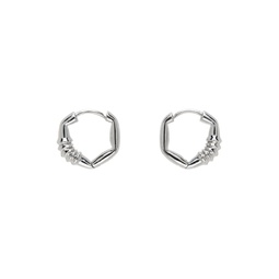 Silver Hoop Earrings 232039M144000