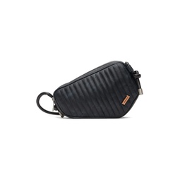 Navy   Black Asymmetrical Bag 232039M170001