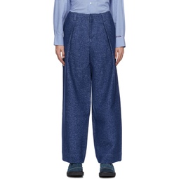 Blue Faded Trousers 232039M191001